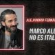 Marco Aldany no es italiano