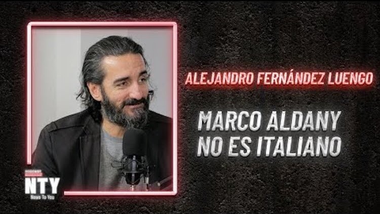 Marco Aldany no es italiano